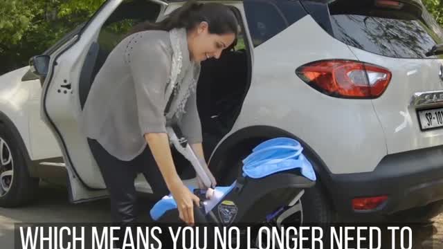 This Revolutionary Car Seat Transforms Into a Stroller with the Click of a Button