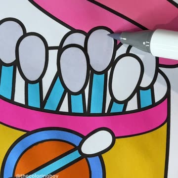 👂✨ Watch as I bring these stylish ear sticks to life from my “Cosmetic Vibes” coloring book! 🎨✨