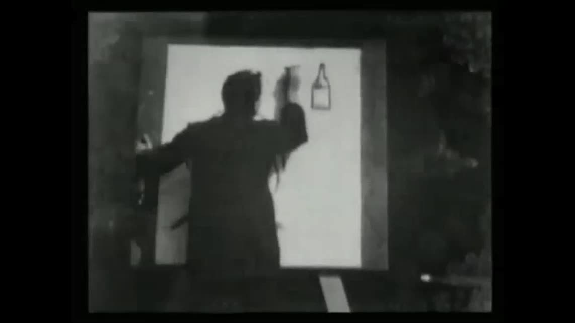 The Enchanted Drawing c.1900 : Early use of special effects like jump cuts from James Blackton