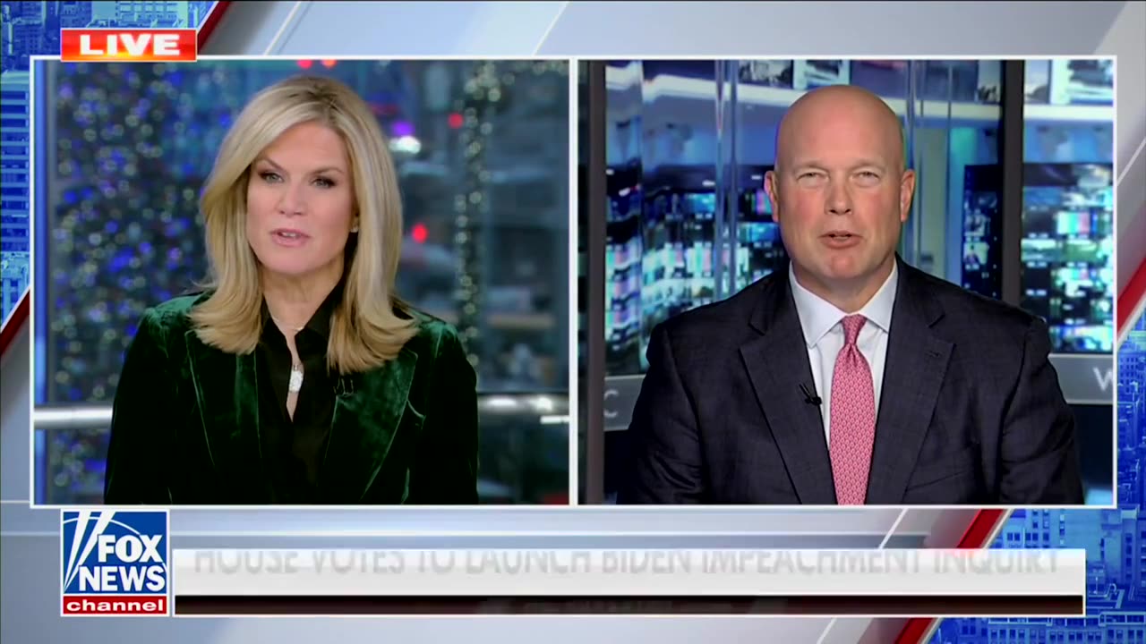 Matt Whitaker on The Story With Martha MacCallum - Fox News 12.14.2023