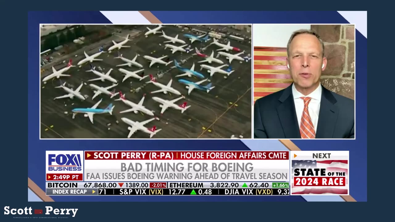 “The air industry is unreliable, and we just passed a status quo FAA bill.” - Rep. Perry