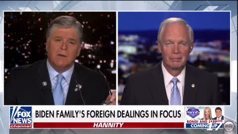 Ron Johnson says he and Chuck Grassley tried to warn America Biden was compromised.