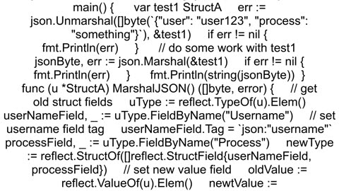 Changing JSON tags in struct with custom MarshalJSON