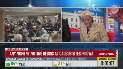 Joy Reid is Upset about White Christians in Iowa Turning up to Vote