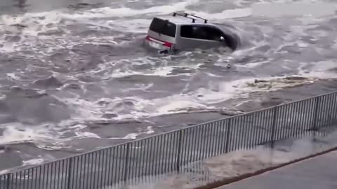 Terrifying tsunami, chilling soul.