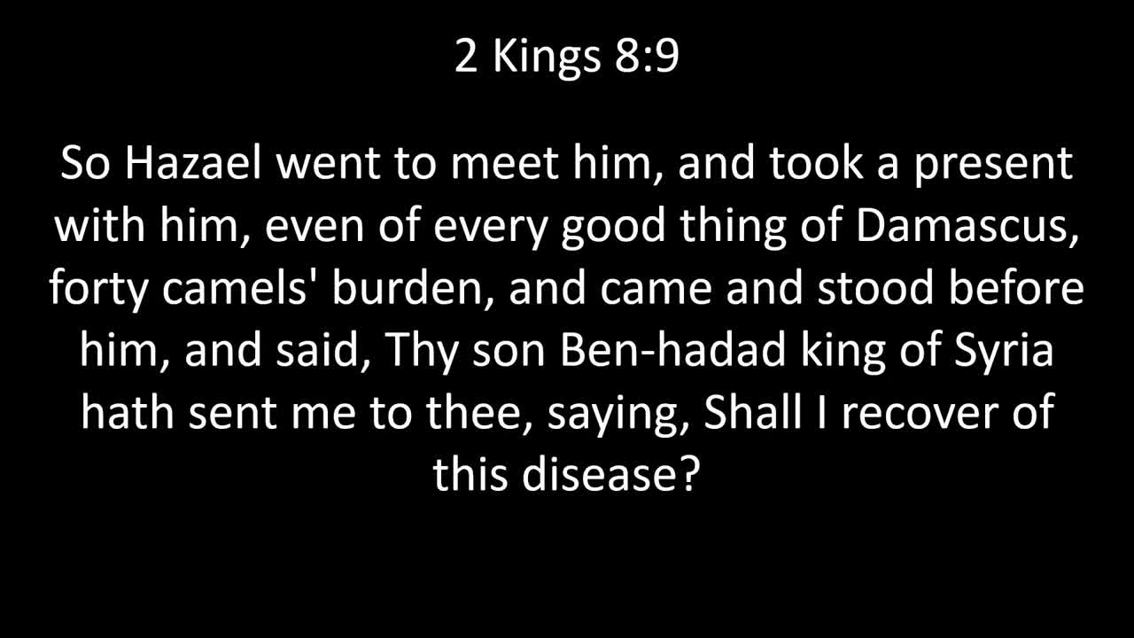 KJV Bible 2nd Kings Chapter 8