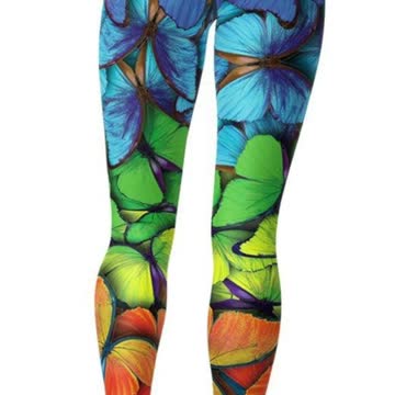 Colorful Butterfly Leggings