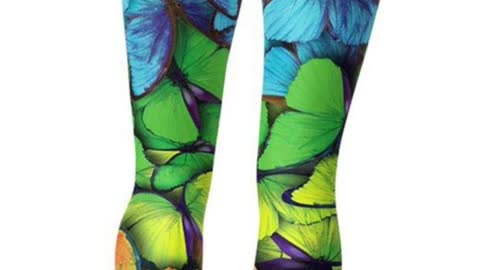 Colorful Butterfly Leggings