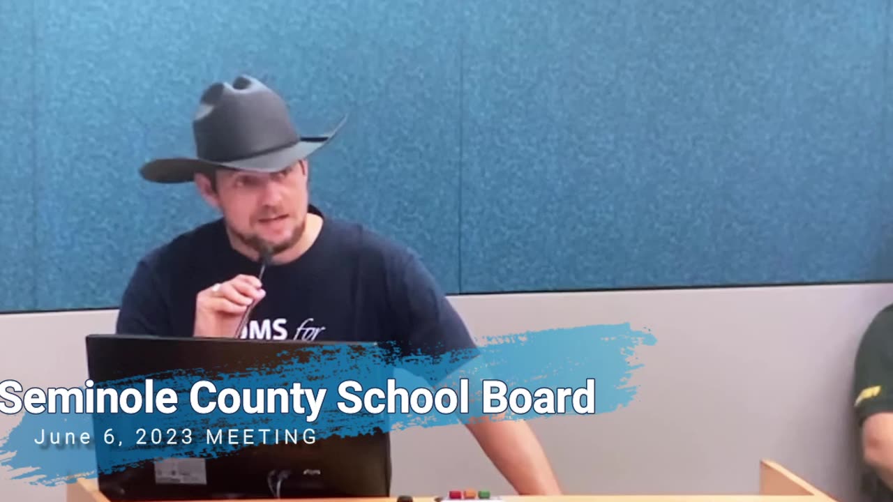 (6/6/23) Monty Floyd's Speech at the Seminole County School Board