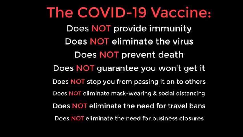 Government answers to vaccine questions