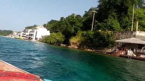 Boat ride in Jamaica