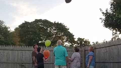 In memory of my Buddy. One year later we honored him with a balloon release.