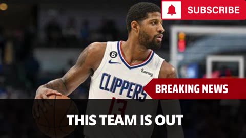 This Team Is Now Out Of The Paul George Sweepstakes