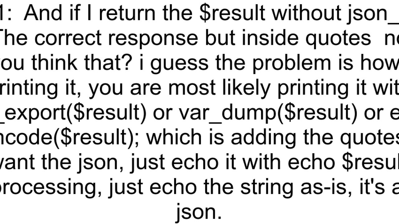 Getting JSON response WITH cURL