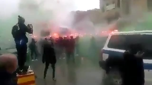 Fantasy atmosphere created by football fans