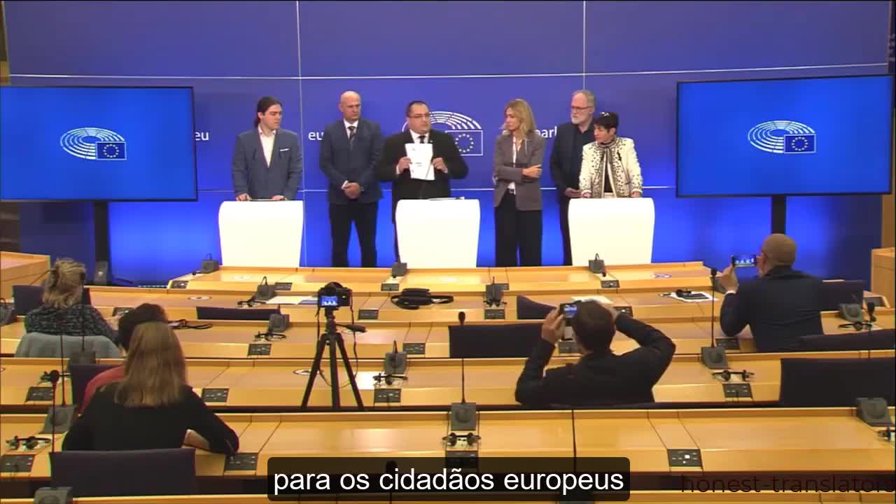 Segunda conferência de imprensa dos mesmos eurodeputados que são contra o GP - 29 OCT 2021