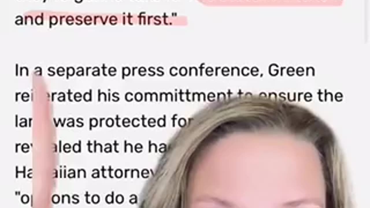 The Government is going to help Hawaii!