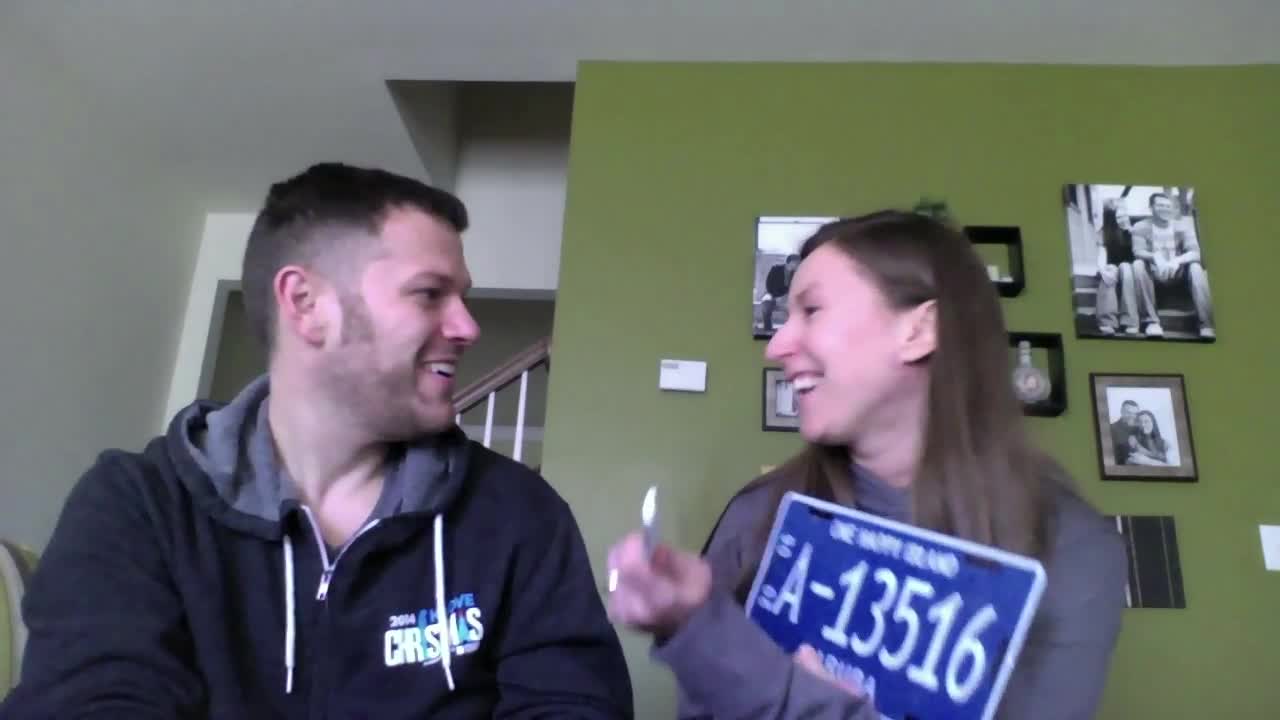Wife surprises husband with tearful pregnancy announcement