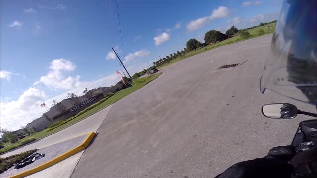 Riding to have the R1 inspected