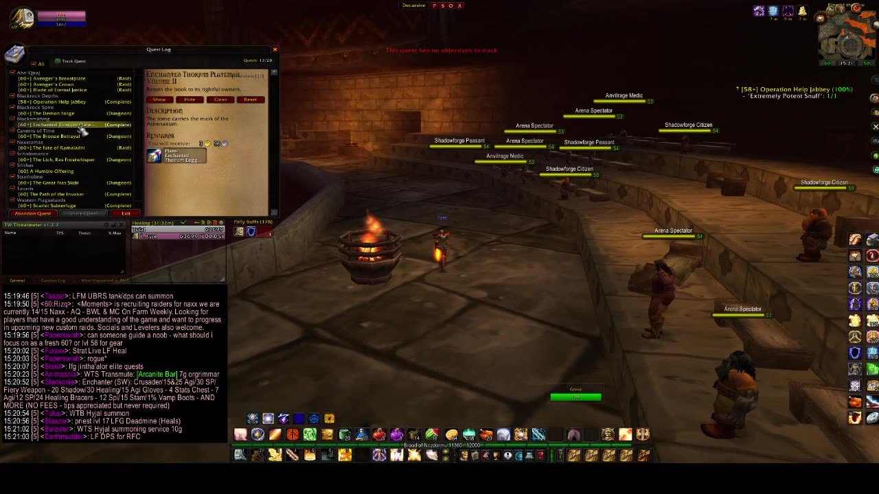 Turtle wow - BRD paladin solo quest run - Operation Help Jabbey