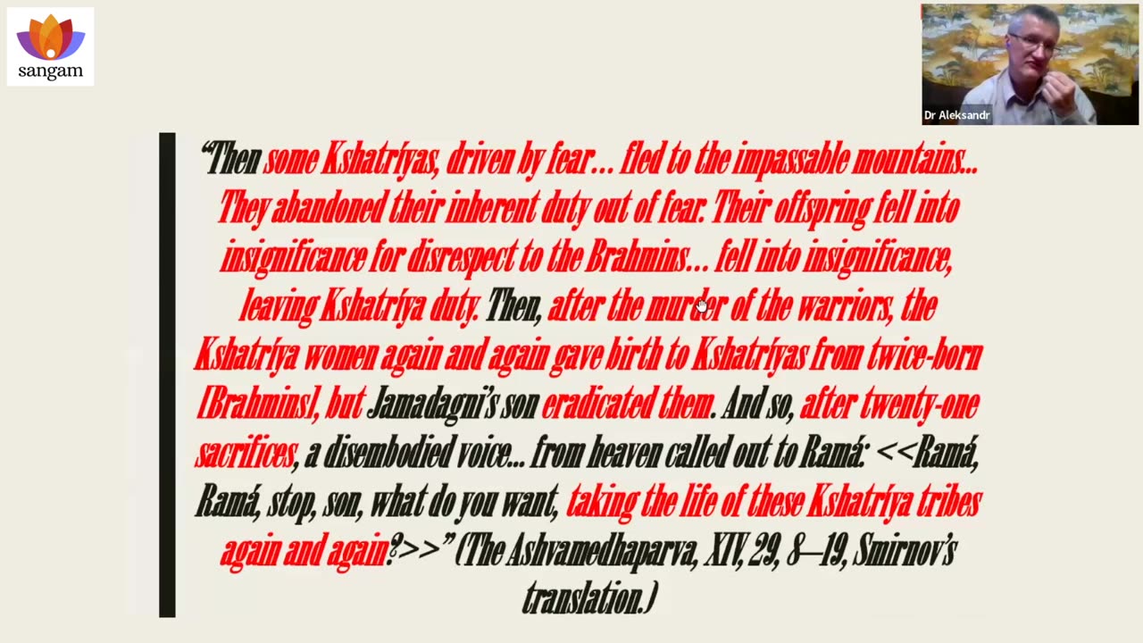 Clues of Out of India Theory in The Mahabharata - Dr. Aleksandr Semenenko