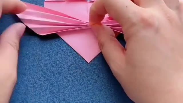 create flying heart from paper