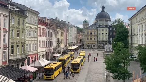 Action-performance entitled "Excursion to Lviv, which will never happen"