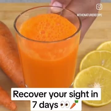 Recover your eye sight in 7 days ?