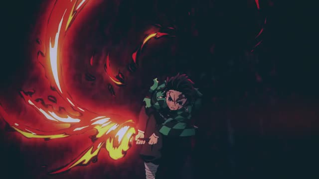 Tanjiro's epic dance of the FIRE GOD [Demon Slayer]