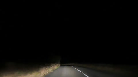 Driving to Postbridge.Dartmoor..night time.GoPro. speedlapse