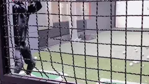 screen baseball hit