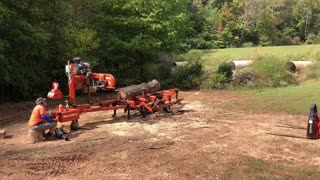 From Logs To Charcuterie Boards: Step 1 - Wood-Mizer LT40 Wide