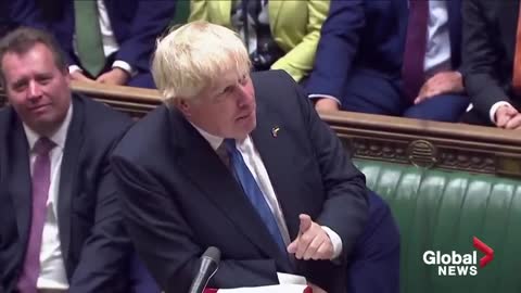 "Hasta la vista, baby": Boris Johnson gives final speech as UK PM in PMQs