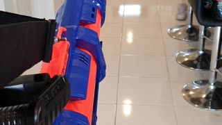 Nerf Elite Titan CS-50 Automatic - Test - Hit Subscribe for more