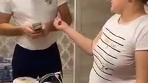 Taking money from a stingy guy.