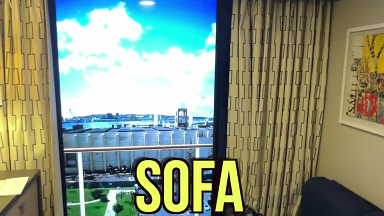 Cabin Tour. INSIDE. Anthem of the Seas. Virtual Balcony.