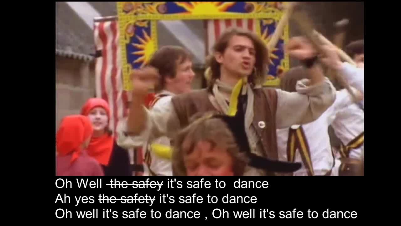 Dancing is a mental perspective. And it's safe to dance. ....