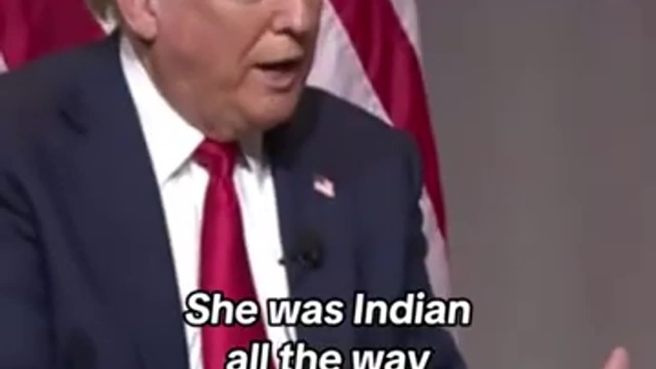 Donald Trump questions Kamala Harris’ racial identity #shorts