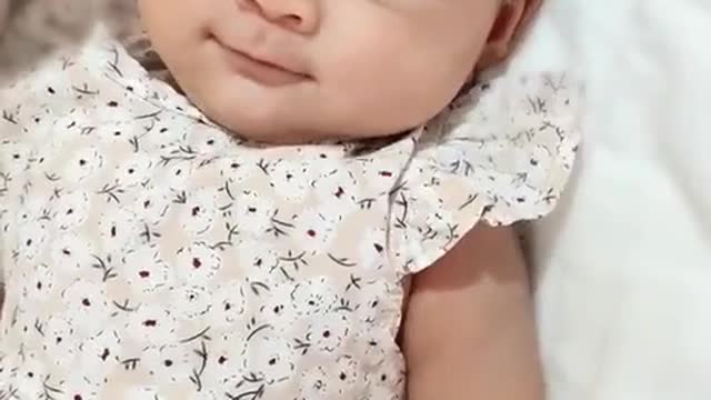 Happy baby so cute