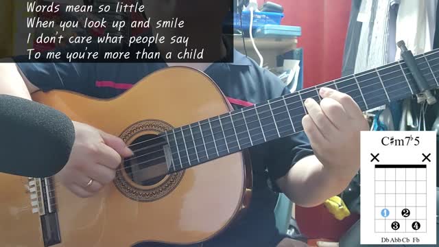 Gilbert O'Sullivan - Clair - guitar cover with chord & lyrics