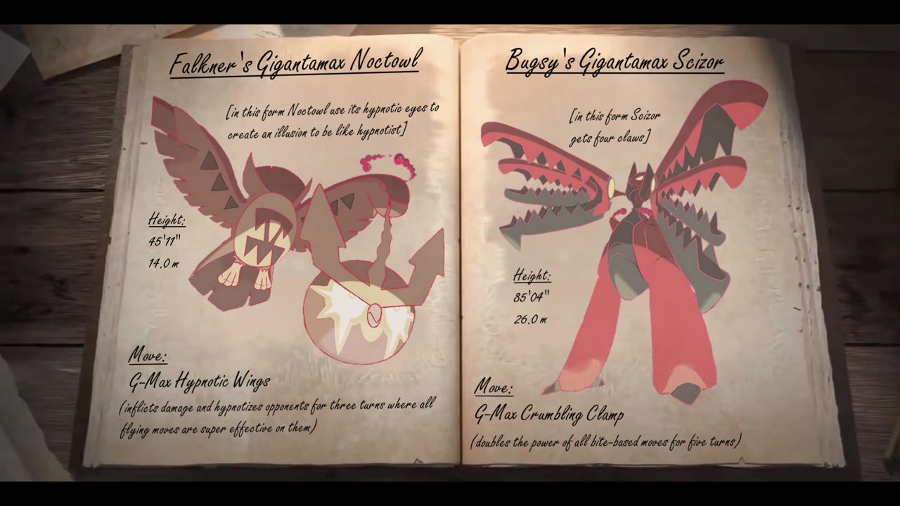 Chapter Six: Entry #12: Gigantamax [Noctowl + Scizor]