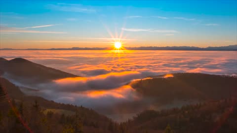 Sunrise clouds with sky