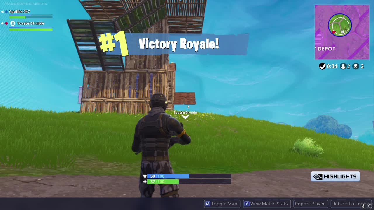 We Finally Won One! [Old Fortnite Game]