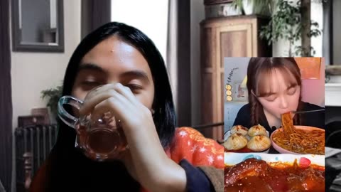 Eating reaction video