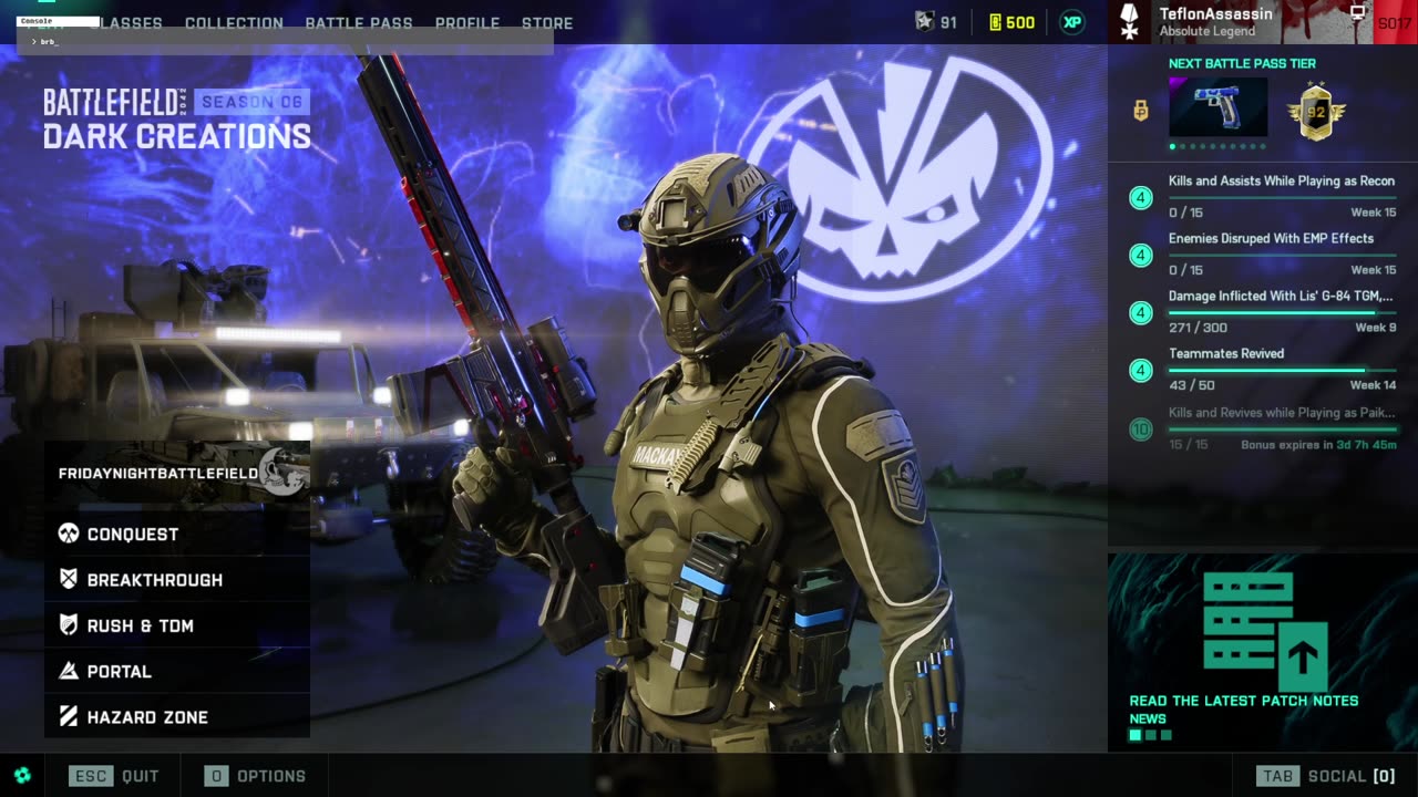 Playing BF2042