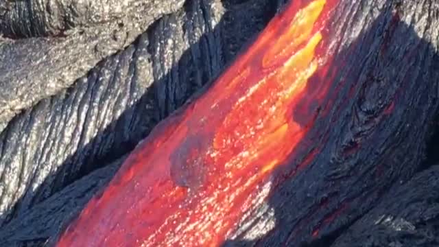 Big Island Lava Ocean Entry