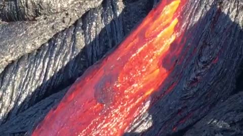 Big Island Lava Ocean Entry