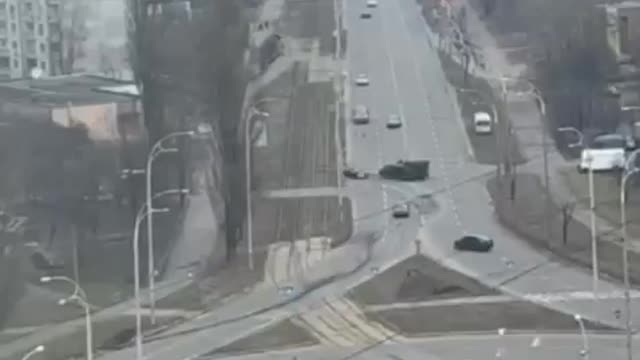 25.02.2024 Ukraine the insane behavior of the crew of the Ukrainian army combat vehicle