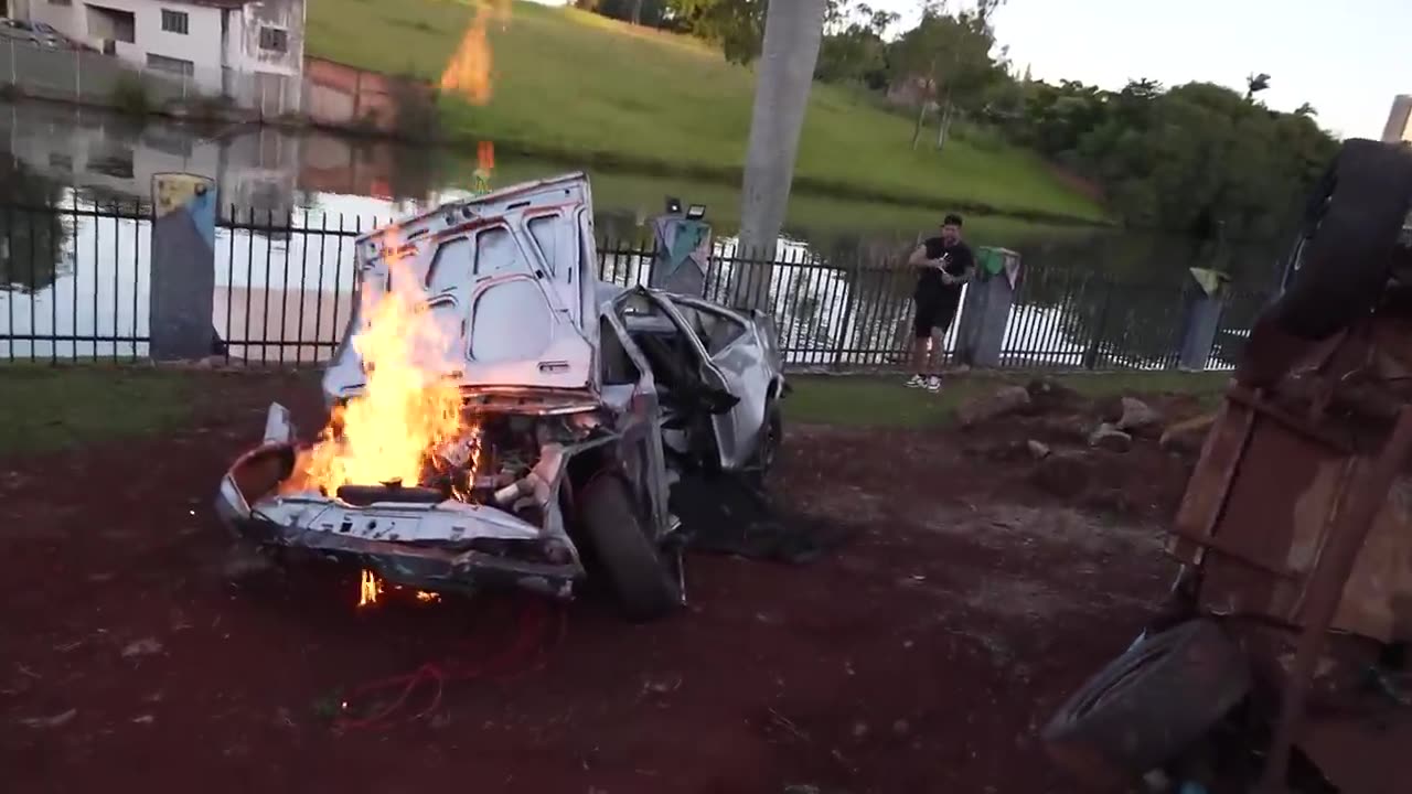 TENTEI LIGAR O CHEVETIN EXPLUTIU E PEGOU FOGO !