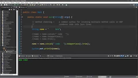Java method chaining 1